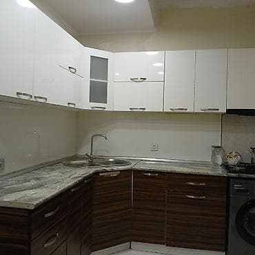 tava: Mətbəx mebeli dəsti – L formalı, yuxarı-aşağı modullar - Dizayn — 2