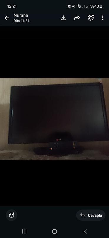 LG monitor/TV ekranı - Marka: LG - Ekran tipi: LCD/LED panel (şüşə