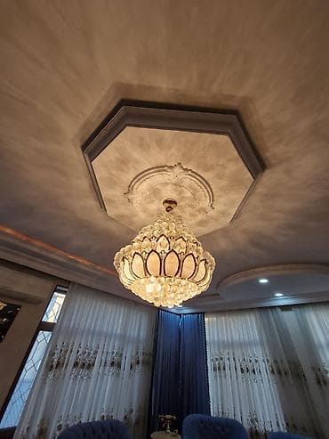 qizil güller: Çılçıraq, 5 lampa, Metal — 4