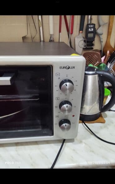 ozturkler soba: Duxovka Eurolux, Elektrik, rəng - Boz, Ayrıca dayanan — 13