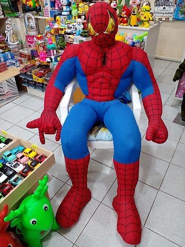 usaq oyuncaqları: Spiderman. Boyu 2 metrdir. Dubayda gətirilib. 📍Ünvan:Elmlər — 1