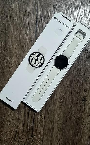 Smart saatlar: Samsung Galaxy Watch6 – ağ/silver rəngli ağıllı saat - Model: Galaxy — 2