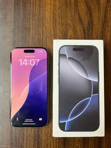 Apple iPhone: IPhone 16 Pro, 256 GB, Jet Black — 1