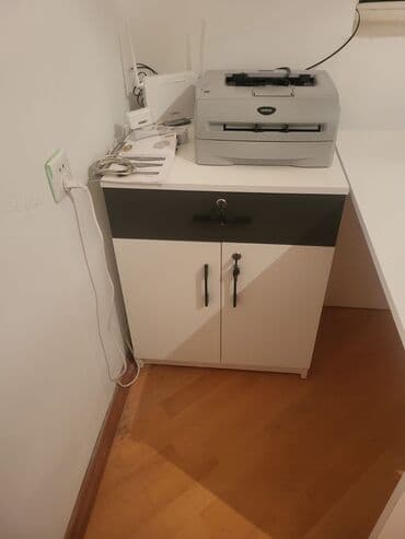 Сушилки: Ofis mebel dəsti – masa, köməkçi stol və şkaflar - Stil: müasir, iki — 4