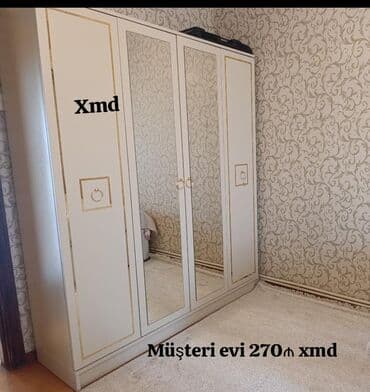 Divan və masa dəstləri: Yeni, Açılan, 4 qapılı Düz dolab, Qarderob, paltar dolabı — 2