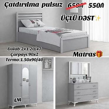 gence dolab: Gənc oda🤴👸 DOLAB+çarpayı+termo💥 Yeni və sifarişlə Qiymət  — 3