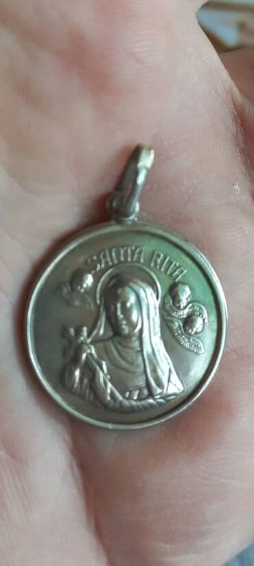 золотые комплекты с бриллиантами в баку: Кулон, Надписи, Серебро, 1 г — 5