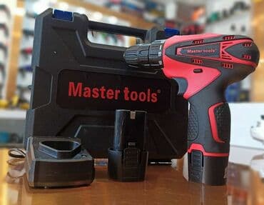master tools: Drel yeni keyfiyyətli master tool 12V
Zemanet verilir — 1