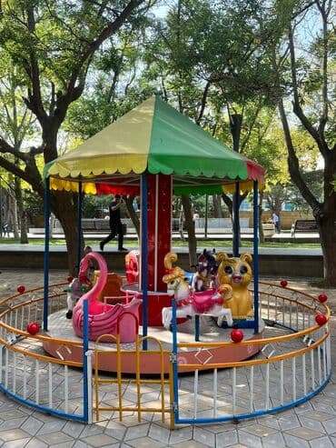 uşaq əyləncə avadanlıqları: Uşaq Attraksionları Komplekti - Dəniz mövzulu yelləncək-gəmi: Metall — 12