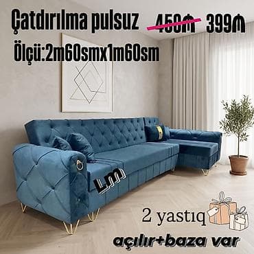 tek divan: Künc divan, Yeni, Açılan, Bazalı — 1