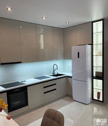 гостиная мебель: Sifarişlə mətbəx dəsti, Özü çəkən petlələr, MDF, Kredit yoxdur, Pulsuz çatdırılma — 9