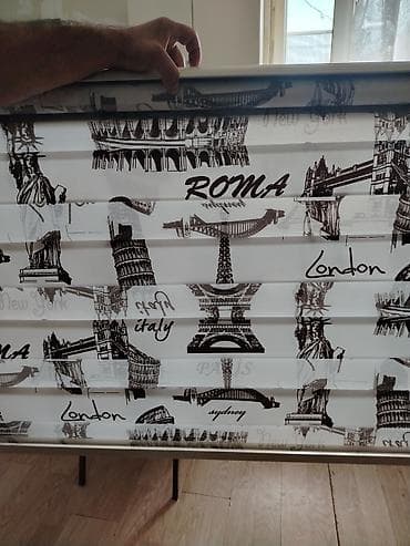 Zebra tipli jalüz pərdə - Naxış: dünya şəhərləri və abidələri (Eiffel at lalafo.az Zebra tipli jalüz pərdə - Naxış: dünya şəhərləri və abidələri (Eiffel