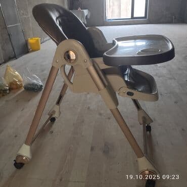 сколько стоит поп ит в баку: Uşaq yemək stulu - Rəng: bej/qəhvəyi tonlarda, dəriyə bənzər yumşaq — 3