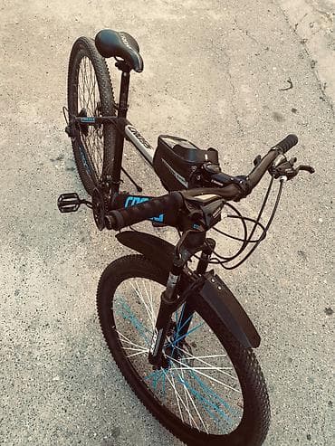 Velosipedlər: KROSS dağ velosipedi - Rəng: qara-mavi, böyük “CROSS” loqosu Salam — 4