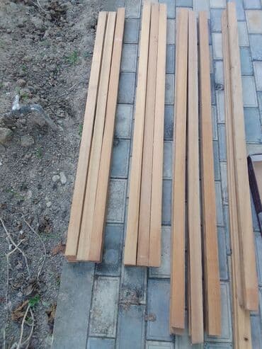 taxta apşifka: Reykalar artığ qalıb besedka tikintisindən qalıb qalınlığı ; 2sm,eni — 2