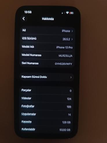 telefon saatler: IPhone 13 Pro, 128 GB, Face ID — 4