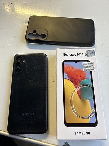 samsung tab e: Samsung Galaxy M14 5G, 128 GB, rəng - Göy, İki sim kartlı, Barmaq izi, Sənədlərlə — 2