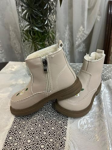 uzun cekme: Rəng - Bej Çəkmələr, Ölçü: 26, Qız üçün — 4