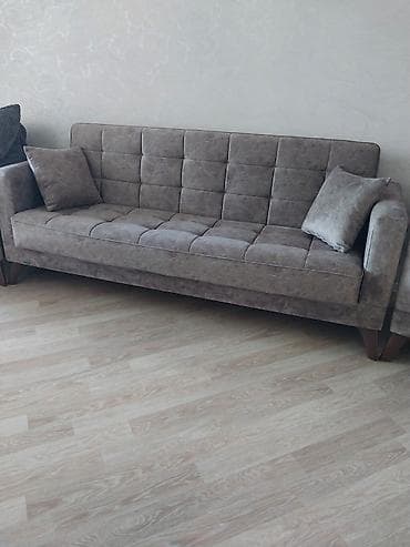 divan olcusu: Qonaq otağı üçün dəst – çevrilən divan və 2 ədəd kreslo - Rəng — 10