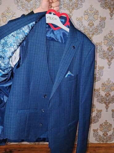 yuxuda sırğa hədiyyə almaq: Kostyum, Demisezon, XL, rəng - Göy — 3