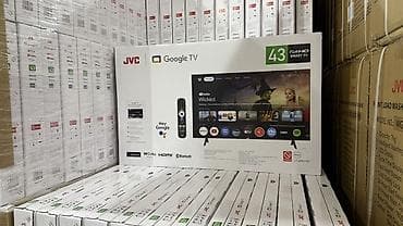 apple kredit: Новый Телевизор JVC QLED 43" FHD (1920x1080), Самовывоз, Платная доставка, Доставка в районы — 1