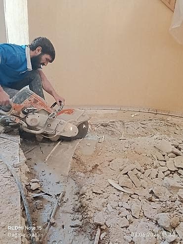 Beton kəsmə xidməti - Divar, döşəmə və tavanlarda dəqiq və səliqəli — 4