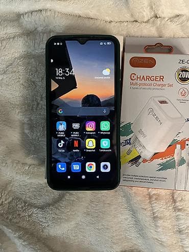 Redmi 9A, 32 GB, rəng - Göy, Barmaq izi