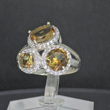 tek qaş uzuklər: Üzük, Gümüş — 4