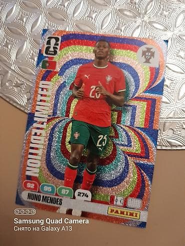 ronaldo forması real madrid: Panini futbol kartı – Nuno Mendes (Portuqaliya yığması) - Seriya — 1