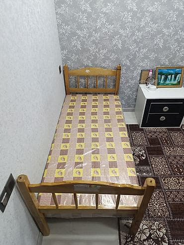 işlenmiş kravat: İşlənmiş, Təknəfərlik çarpayı, Bazasız — 4