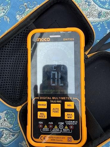 drel ingco: INGCO DM7505 Digital Multimetr Tamamilə yenidir, istifadə olunmayıb — 6