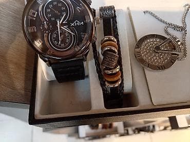 saat gumuş: Yeni, Klassik Saat dəsti, rəng - Qara — 1