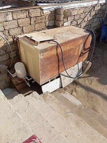 manometr: Metall yanacaq/su çən sistemi - Material: qalın divarlı polad çən - — 1