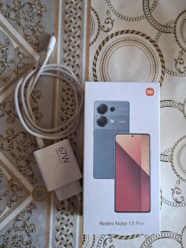 mi 12 t: Redmi Note 13 Pro, 256 GB, rəng - Göy, Barmaq izi — 8