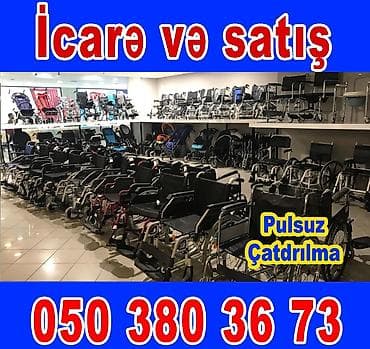 Bintlər, sarğılar: Elektrik və mexaniki əlil arabaları – icarə və satış Məhsul çeşidi: - — 2