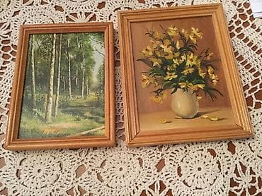 Небольшие картины, масло, написаны в 80 -90 е годы., размеры 23*16 at lalafo.az Небольшие картины, масло, написаны в 80 -90 е годы., размеры 23*16