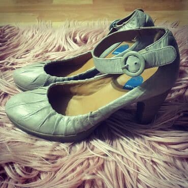 женские толстовки на молниями: Туфли, Размер: 36, цвет - Серый, Б/у — 5