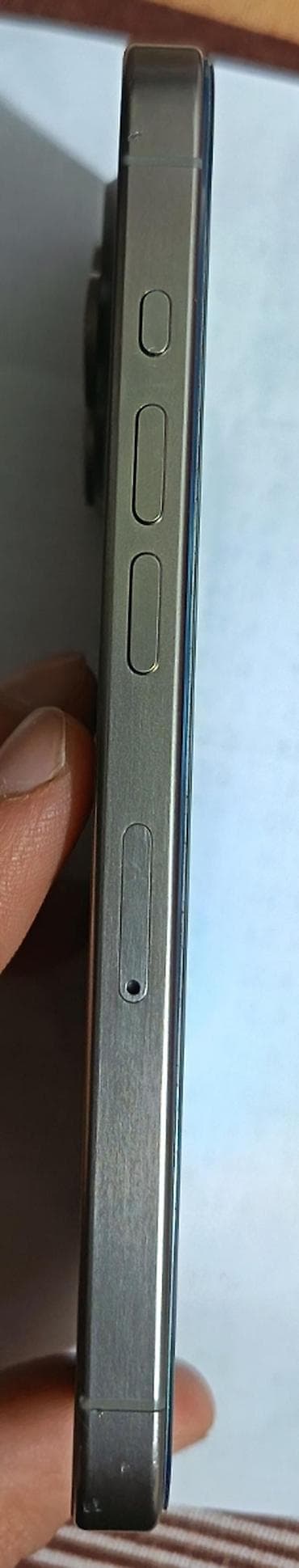 ikinci el xaladenik: IPhone 15 Pro, 128 GB, Black Titanium, Face ID — 4