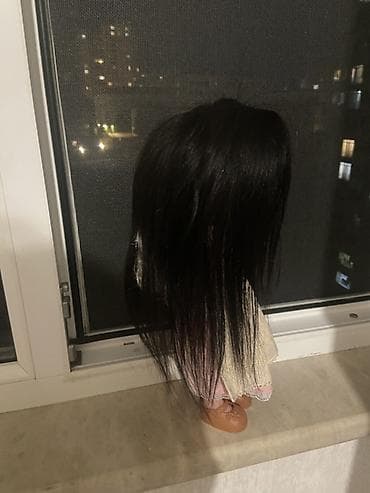 Təbii uşaq saçından hazırlanmış təpəlik