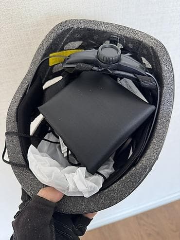 Velosiped ehtiyyat hissələri: Velosiped dəbilqəsi – inteqrə olunmuş maqnitli vizorlu Universal — 5