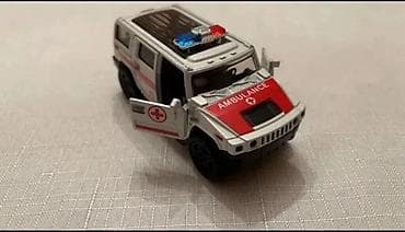 oyuncaq təcili yardım: Oyuncaq “Ambulance” maşını – yığma deyil, hazır mini model — 4