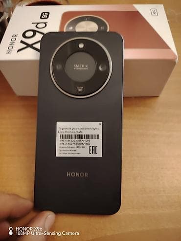 ıphone 15 plus: Honor X9d, 256 GB, rəng - Qara, Barmaq izi — 1