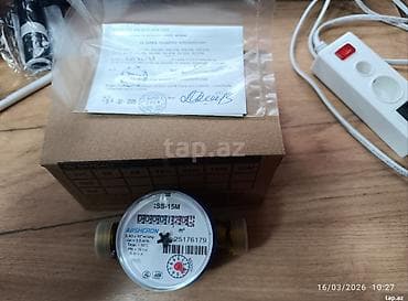 saygaclar: ABŞERON ISS-15M mexaniki su sayğacı - Tip: ISS-15M (DN15, 1/2") - — 1
