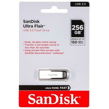 Flash kart Sandisk, 256 GB, USB 3.0, Yeni