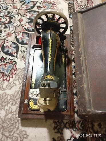 antik eşya: Məhsul: Singer mexaniki tikiş maşını (klassik model) Təsvir: - — 4