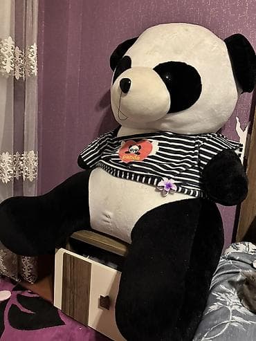 uşaq ucun oyuncaqlar: Böyük ölçülü panda plyuş oyuncağı - Təxminən insan boyuna yaxın iri — 3