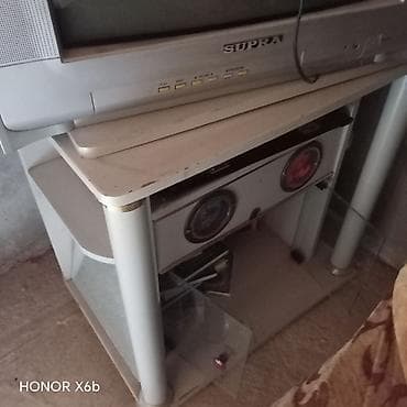 video reqstrator: Supra CRT televizor + TV stendi - Marka/model: Supra, “Multi System” — 3