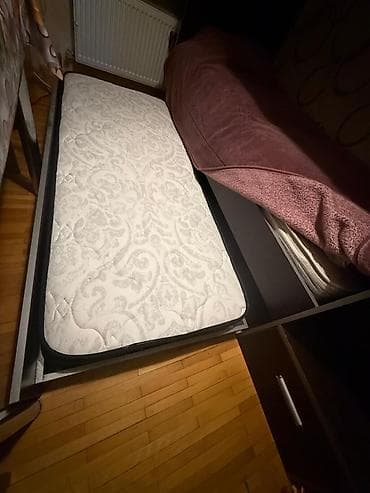 bide: Oğlan və qız üçün, İşlənmiş, Çarpayı, Matras ilə, Siyirməli, Laminat — 5
