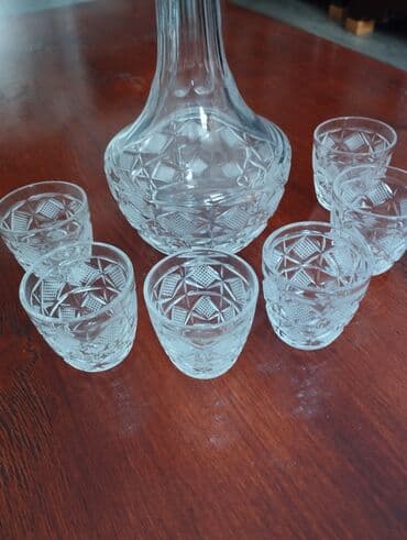 бутыль 12 литров: Xrustal içki dəsti - Komlekt: 1 ədəd karaf + 6 ədəd stəkan - — 2