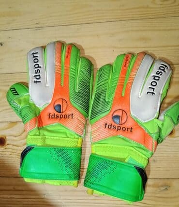 qapıçı əlcək: Məhsul: fdsport qapıçı əlcəkləri (1 cüt) - Rənglər: yaşıl–ağ–narıncı — 6